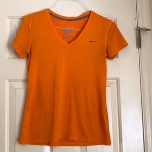 Orange NIKE Dri-Fit Top